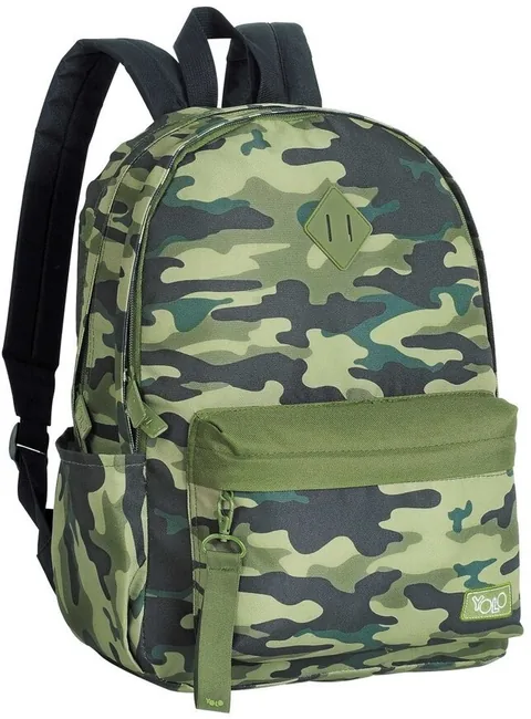 Ghiozdan YOLO Camouflage 2 Compartimente