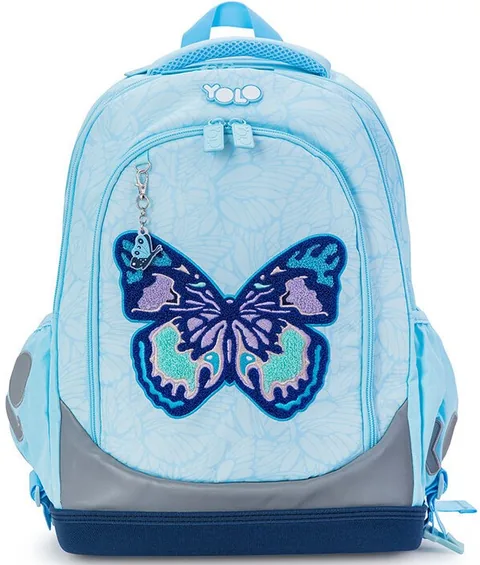 Ghiozdan YOLO Pro 2 Compartimente Buzunar Termic Butterfly