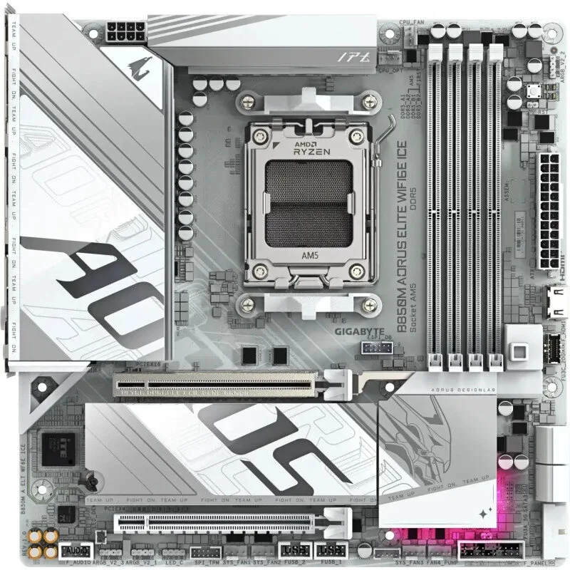 Gigabyte B850M AORUS ELITE WIFI6E ICE