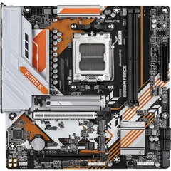 Gigabyte B850M Force Alb Portocaliu