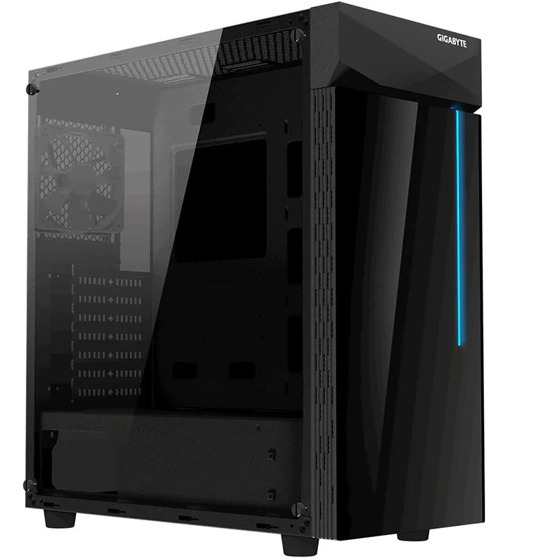Gigabyte C200 Glass Negru