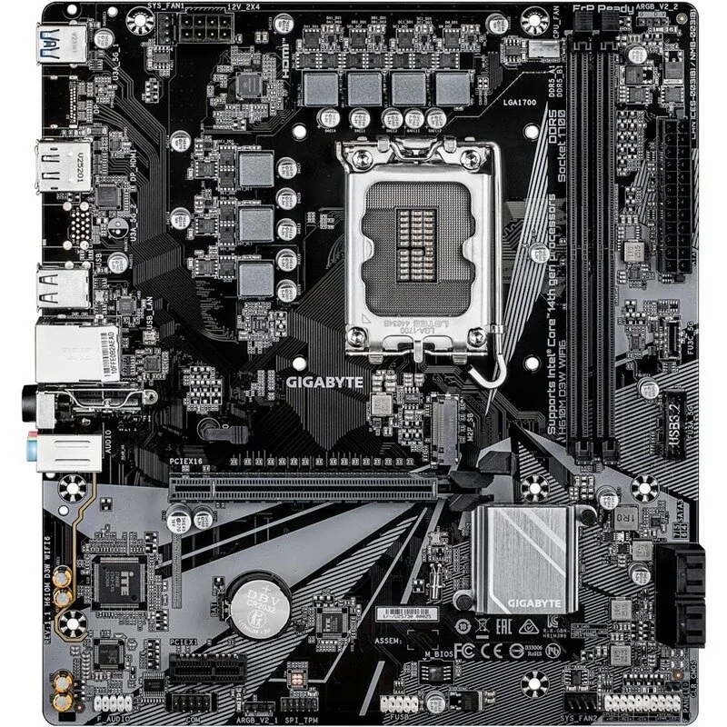 Gigabyte H610M D3W WIFI6