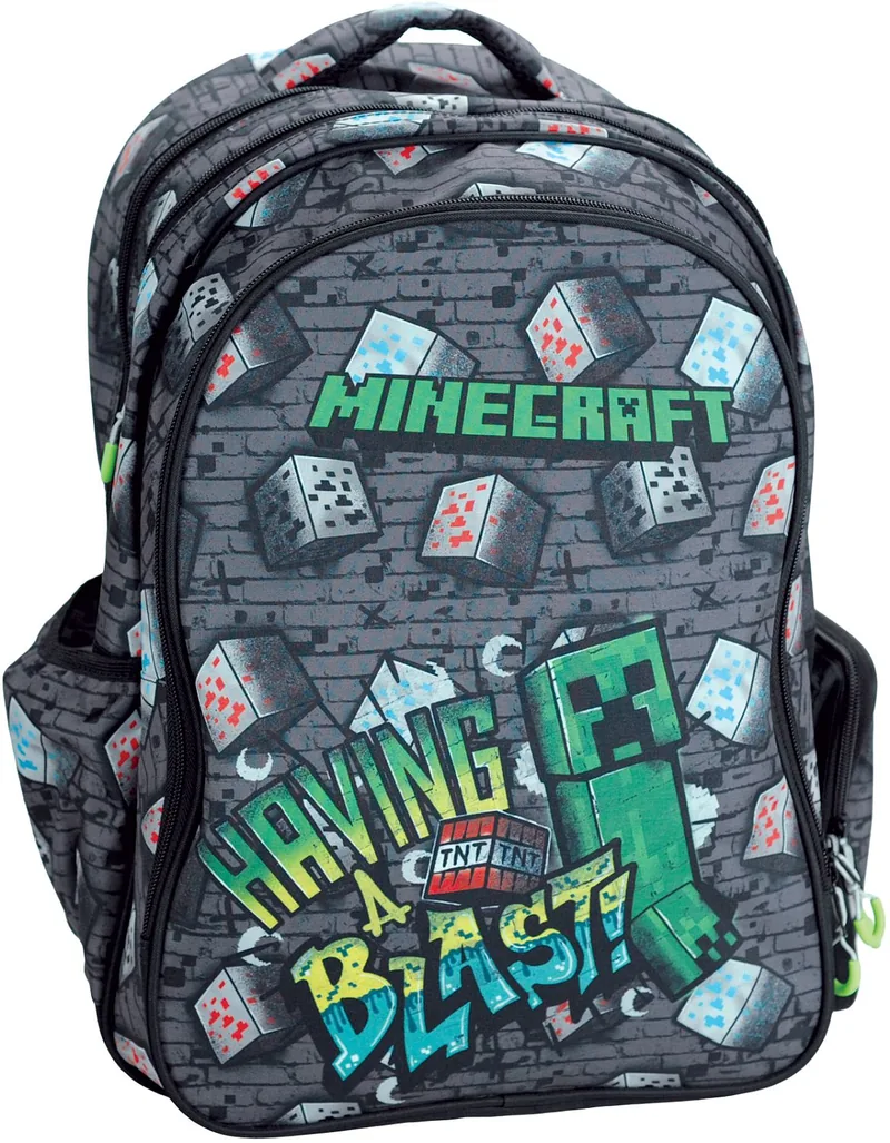 GIM Minecraft Having a Blast 2 Compartimente Negru