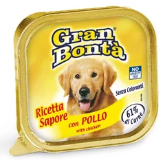 Pate pentru Caini Gran Bonta Pui 150g