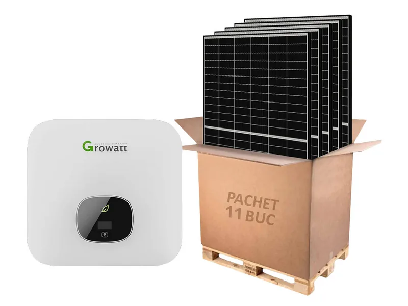 Growatt MOD5000TL3-XH Kit Fotovoltaic 5kW Trifazat 11 Panouri 460W