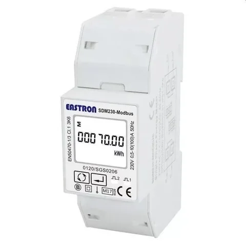 Growatt Smart Meter SPM-E Monofazic 100A RS485 Sina DIN