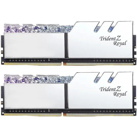 GSkill Trident Z Royal RGB 16GB 4000MHz CL17 Dual Channel Kit Argintiu