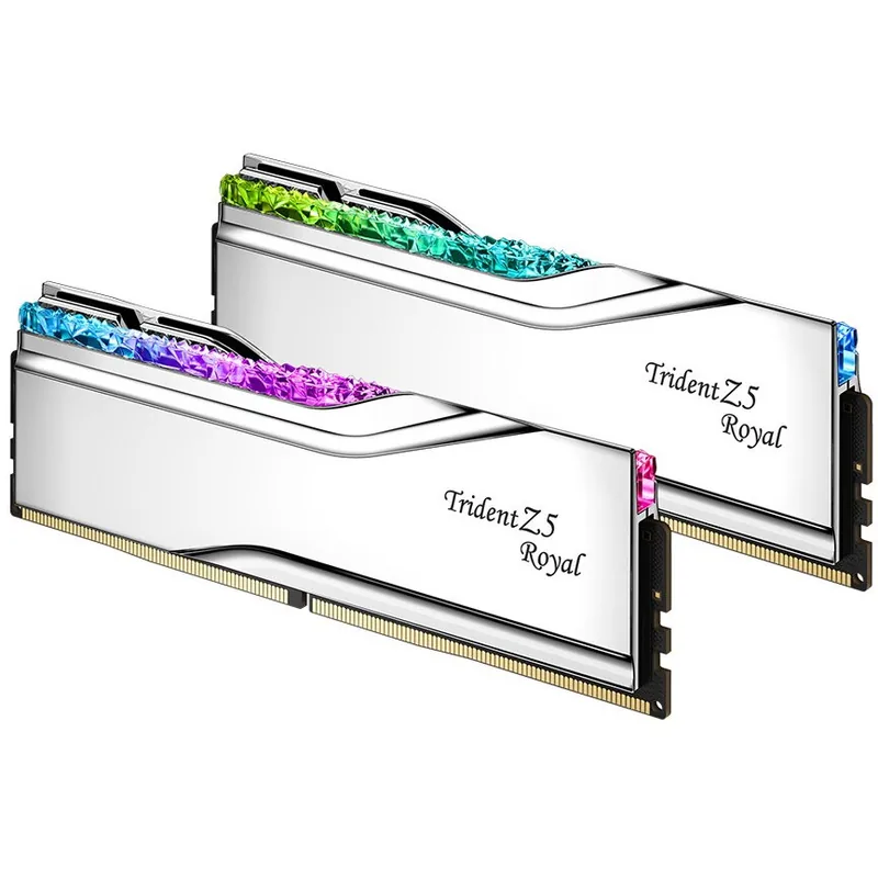 GSkill Trident Z5 Royal RGB 32GB 6000MHz CL28 Dual Channel Kit Silver
