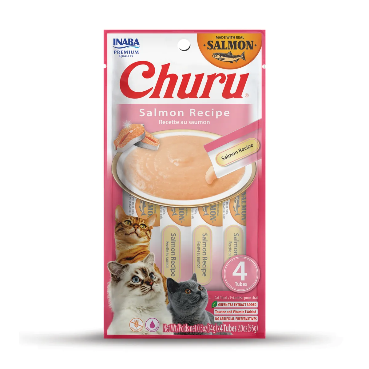 Gustare Cremoasa pentru Pisici Inaba Churu Somon