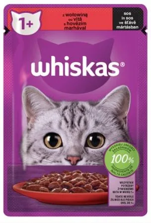 Hrana Umeda pentru Pisici Adulte Whiskas Vita In Sos 85g