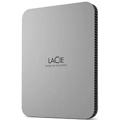 Lacie Mobile Drive 1TB 2.5inch USB-C Moon Silver