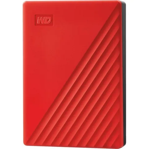WD My Passport 4TB 2.5 Inch Rosu