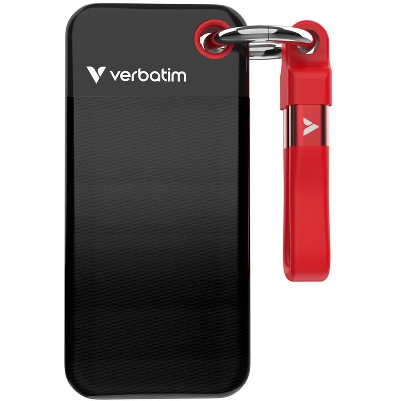 Verbatim Pocket 2TB USB-C Negru Rosu