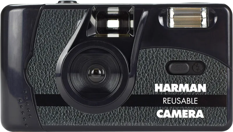 Harman 35mm Camera Kit Negru Set 2 Filme Kentmere Pan 400 - imagine 2