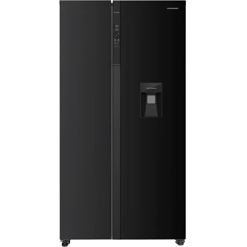 Heinner HM529NFBKWDE 529L Full No Frost Inverter Dozator Apa Clasa E Negru