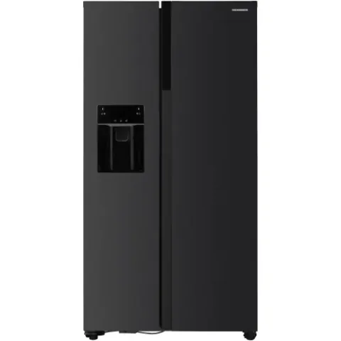 Heinner HSBS-HM513NFIMDXE++ 513L No Frost Ice Dispenser Inverter Inox Negru