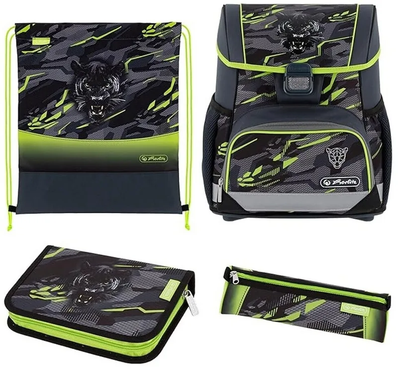 Herlitz Loop Plus Set Școlar 4 Piese Wild Panther