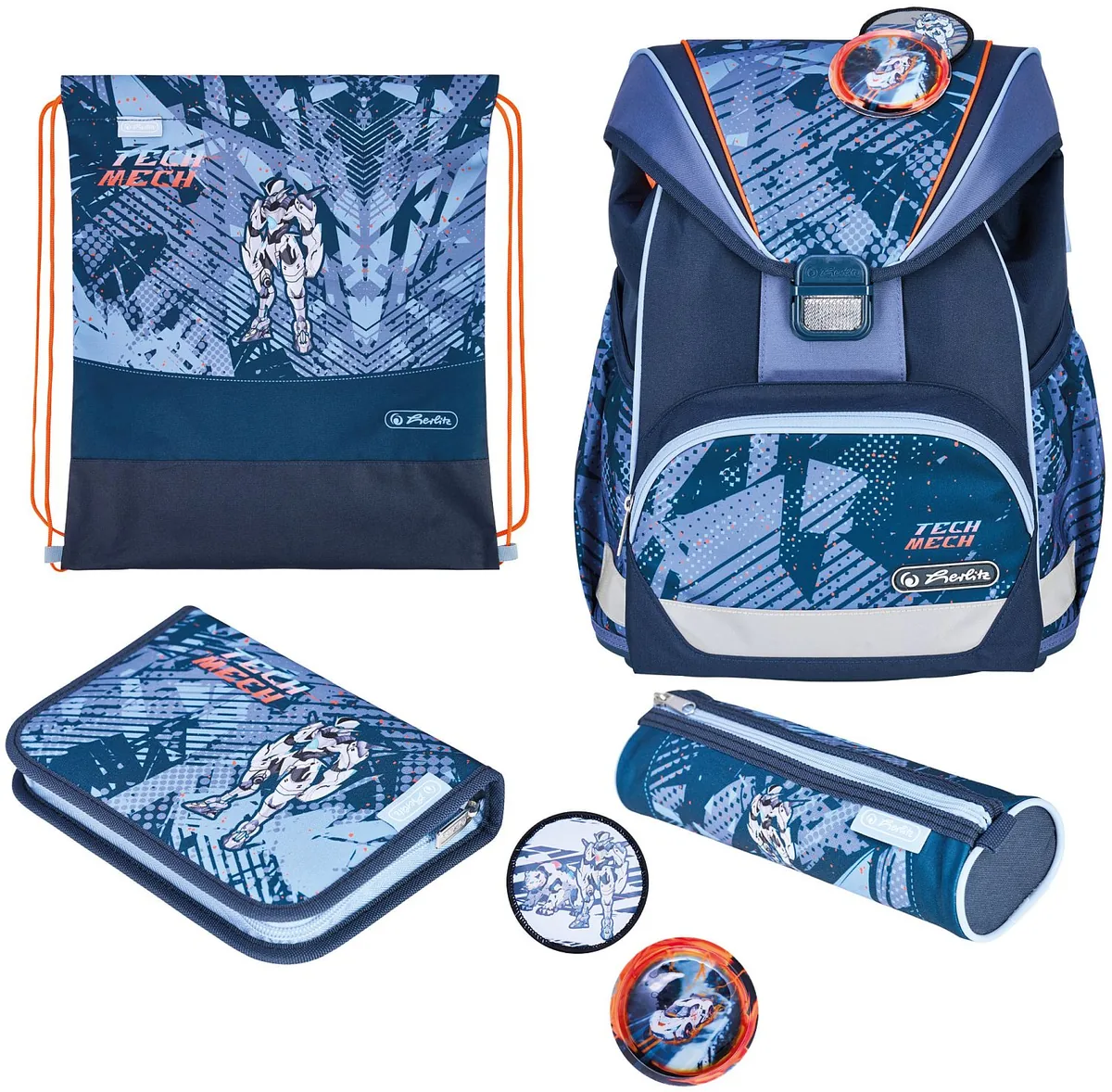 Herlitz UltraLight Plus TechMech Set Școlar