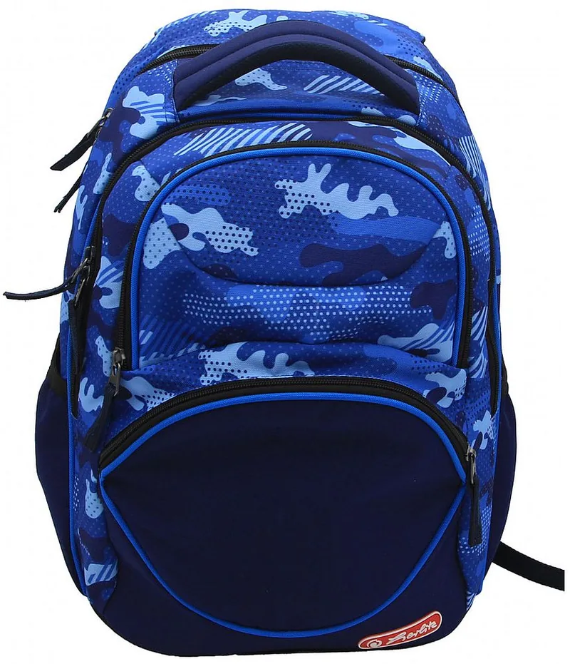 Herlitz Zipper Cube Blue Army