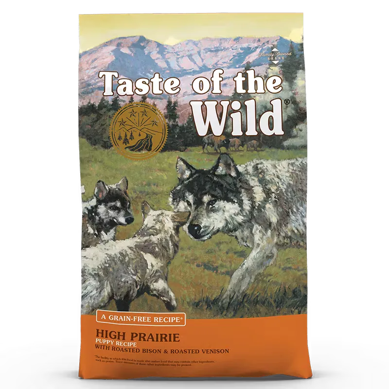 Hrana Uscata Pentru Catei Taste of the Wild High Prairie Puppy Recipe 2kg
