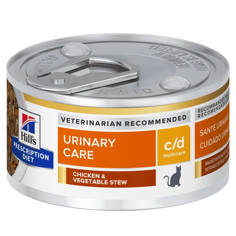 Hill's Prescription Diet Feline C/D Chicken and Vegetable Stew 82g