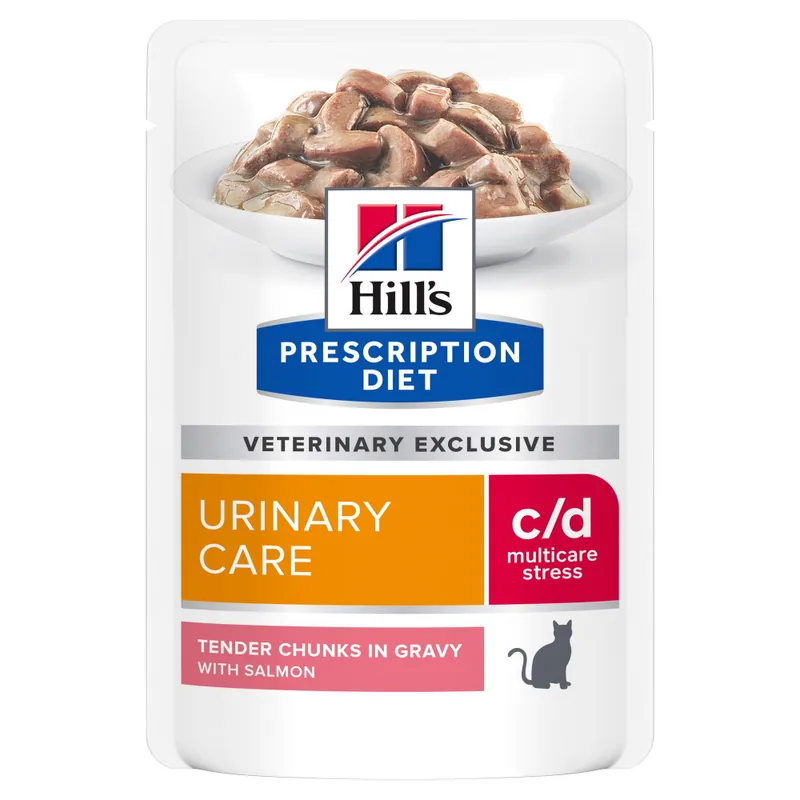 Hill's Prescription Diet Feline c/d Multicare Stress Somon 12x85g