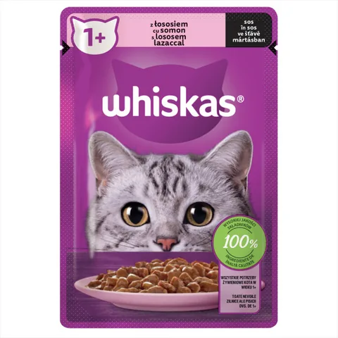 Plic Whiskas Somon 85g