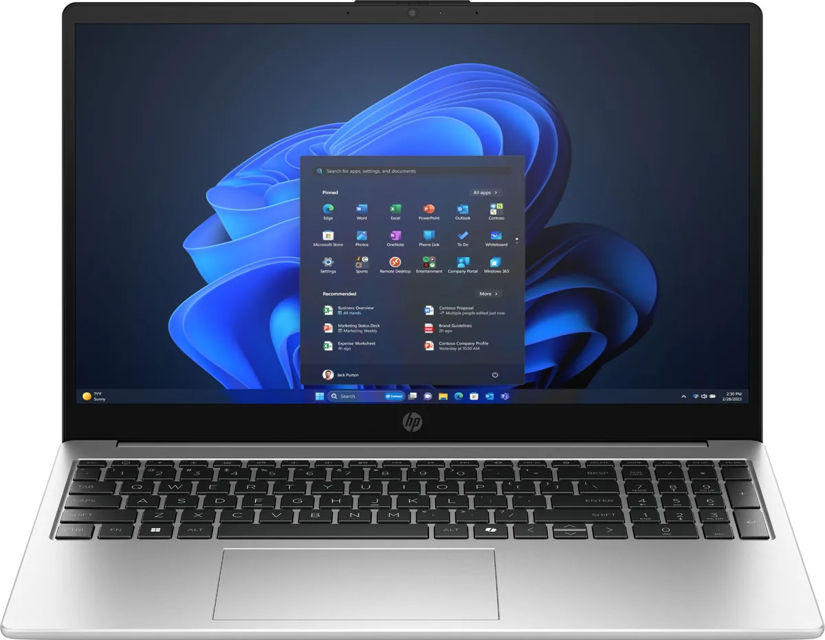 HP 250R G10 15.6 FHD Core 3 8GB 512GB Argintiu