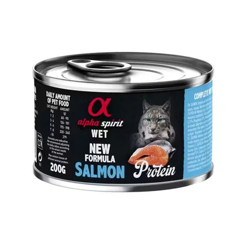 Hrana Umeda pentru Pisica Alpha Spirit Somon si Legume 200g