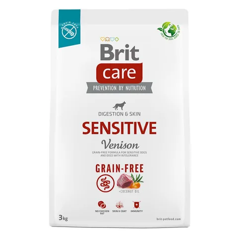 Hrana pentru Caini Brit Care Dog Grain Free Sensitive Venison 1kg