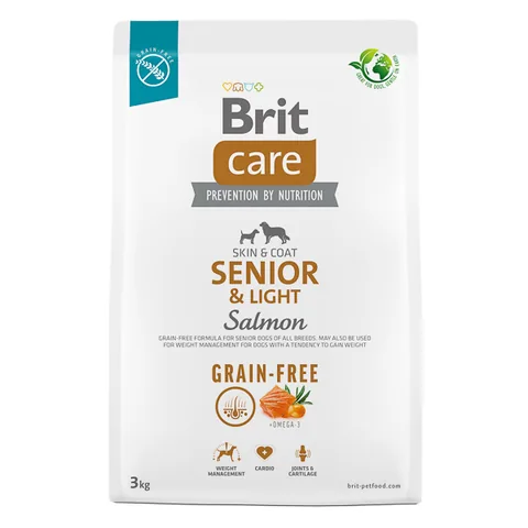 Hrana pentru Caini Brit Care Grain-Free Senior & Light Somon si Cartofi 12kg