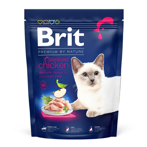 Hrana pentru Pisici Brit Premium by Nature Sterilizate Pui 300g