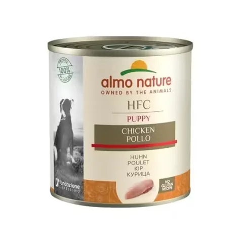 Hrana Umeda pentru Caini Almo Nature HFC Puppy Conserva Pui 280g