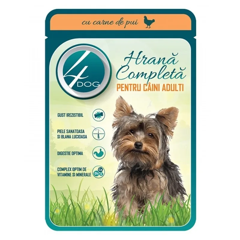 Hrana Umeda pentru Caini 4 Dog Pui 100g