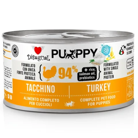 Hrana Umeda pentru Caini Disugual Dog Puppy 150g Monoprotein Curcan