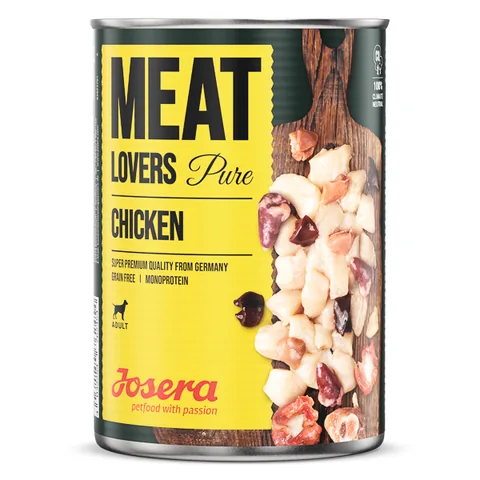 Hrana Umeda pentru Caini Josera Petfood Meatlovers Pure Chicken Set 6 x 400g