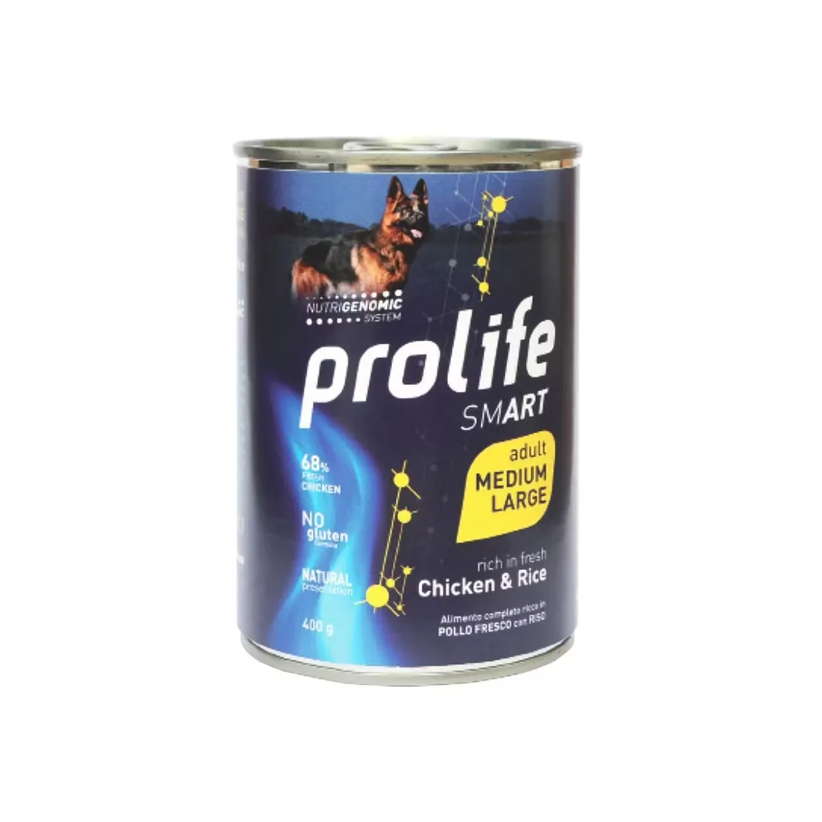 Hrana Umeda Pentru Caini Prolife Adult Smart Medium & Large Pui & Orez 400g