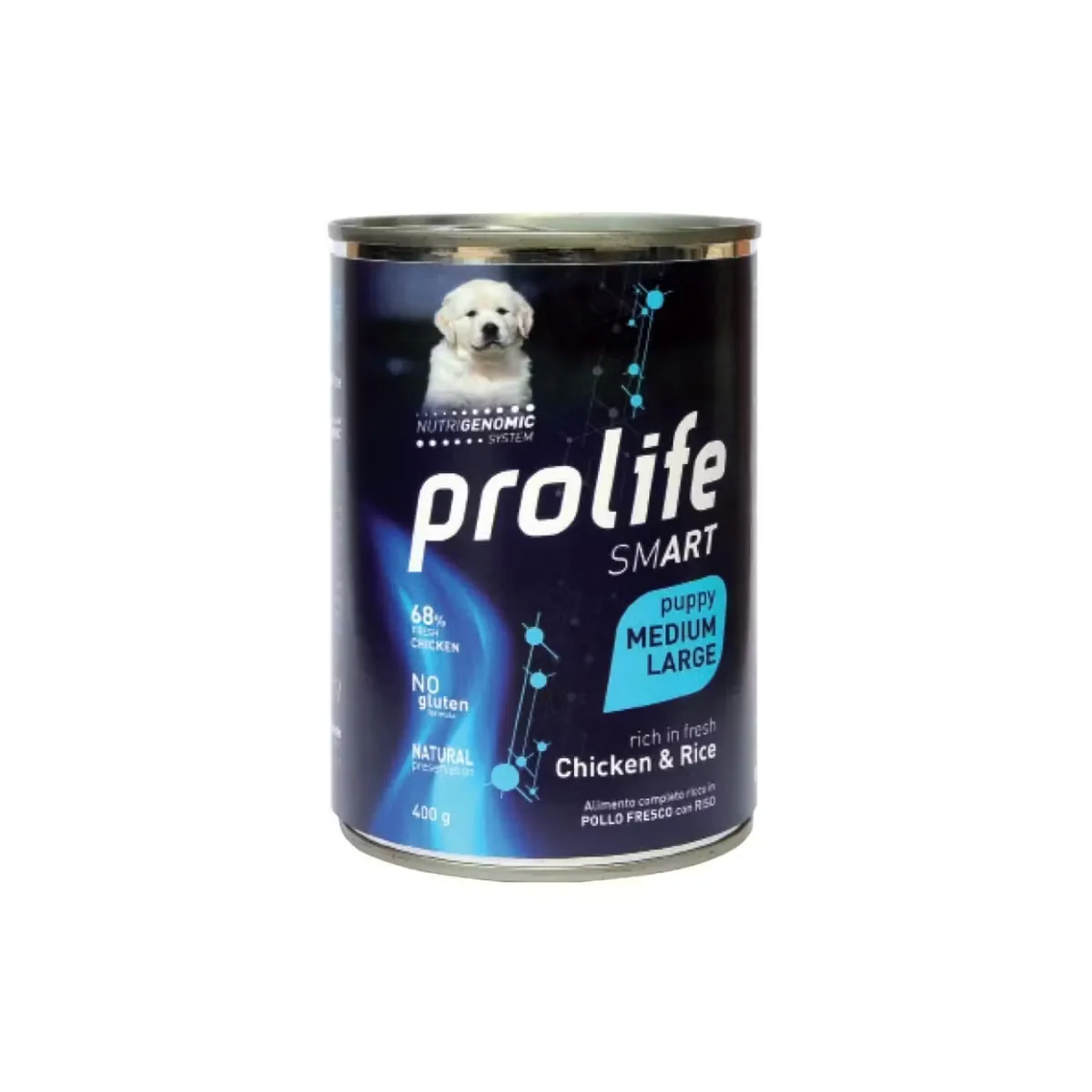 Hrana Umeda pentru Câini Prolife Dog Puppy Medium & Large Smart Pui & Orez 400g