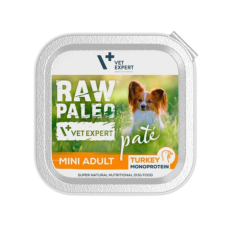 Hrana Umeda pentru Caini Raw Paleo Pate Curcan Adult Set 6x150g