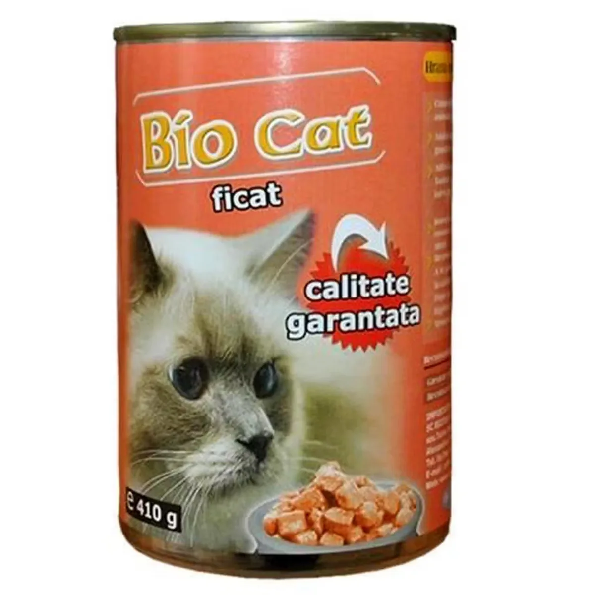 Hrana Umeda pentru Pisici Biocat Ficat 410g