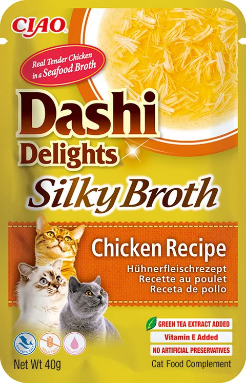 Hrana Umeda pentru Pisici Inaba Ciao Dashi Delights Silky Broth Pui 40g