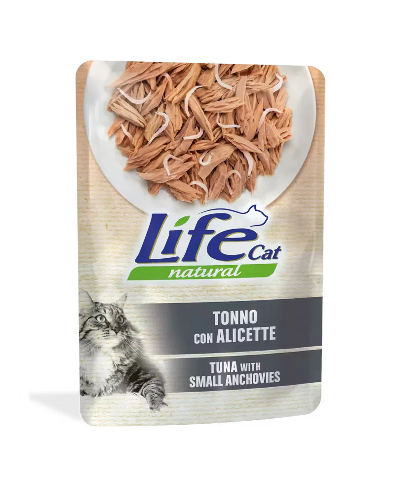 Hrana Umeda pentru Pisici Life Natural Life Cat Ton & Ansoa 70g