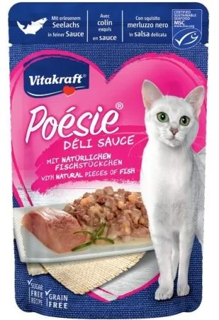 Plic Hrana Umeda Pisici Vitakraft Poesie Cod in Sos 85g