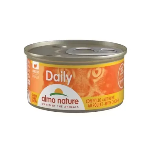 Hrana Umeda Pisici Almo Nature Daily Pui Mousse 85g