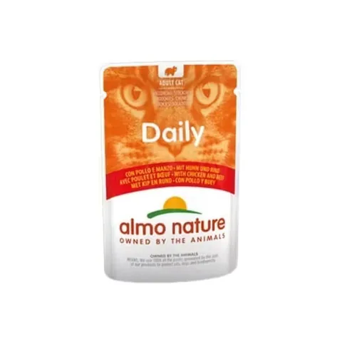 Hrana Umeda Pisici Almo Nature Daily Cat Pui si Vita 70g