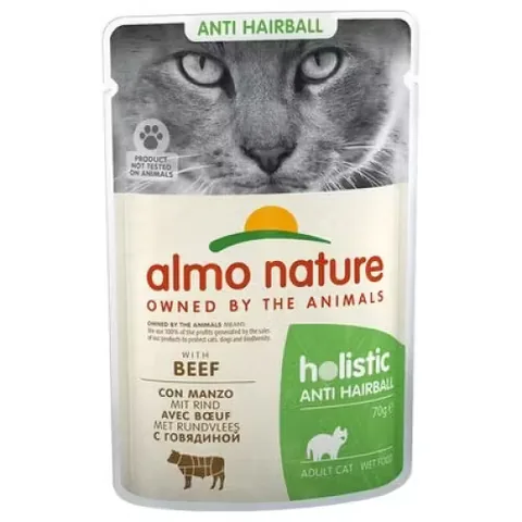 Hrana Umeda Pisici Almo Nature Holistic Anti-Hairball cu Vita 70g