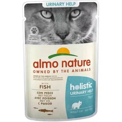 Hrana Umeda pentru Pisici Almo Nature Holistic Urinary Help Plic Peste 70g