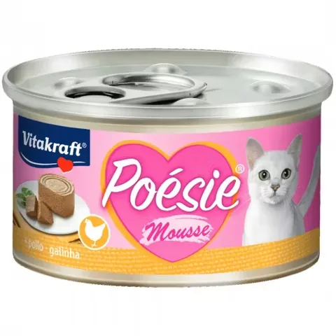 Hrana Umeda Pisici Vitakraft Poesie Mousse cu Pui 85g