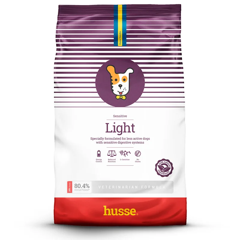 Hrană Uscată Completă Husse Light Sensitive Câini Adulți Fără Gluten