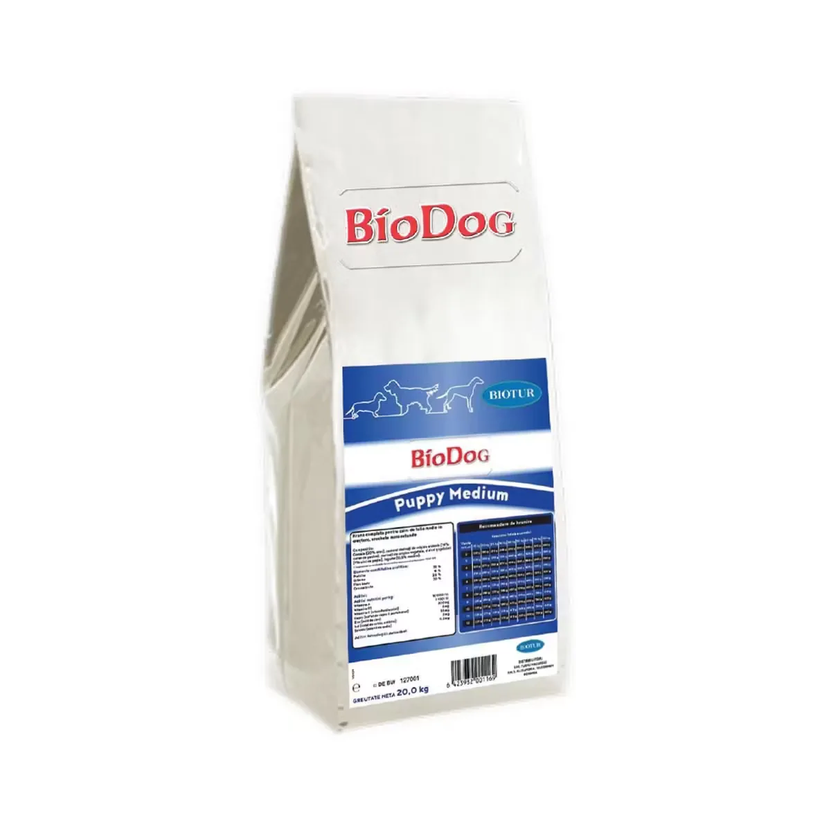 Hrana Uscata pentru Caini Biodog Puppy Medium 20kg